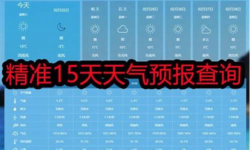 天气预报15天查询精准_巫溪天气预报15天查询精准