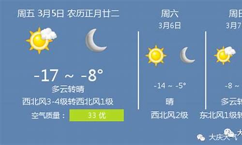 大庆天气30天_大庆天气预报20天查询